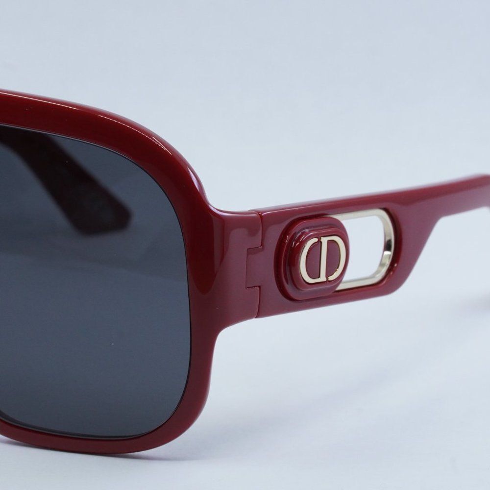 NEW DIOR DIORBOBBYSPORT M1U 35A0 RED GREY SUNGLASSES - Picture 4 of 11